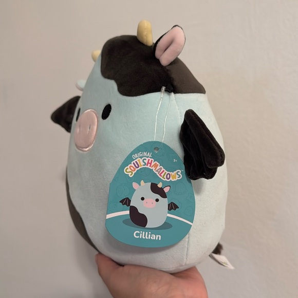 Cillian the Cow Bat 8” Squishmallow - Picture 2 of 4